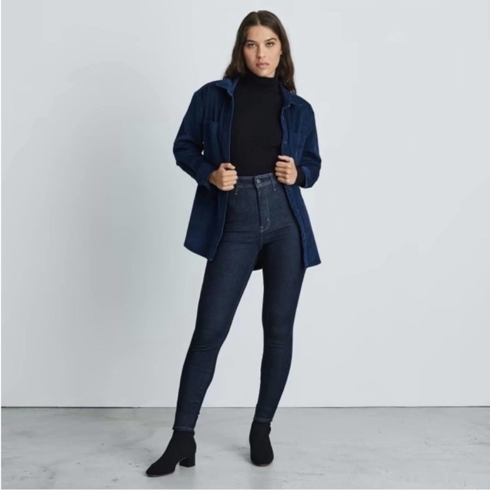 Everlane The Way High Skinny Jeans in Dark Indigo Size 32 New with Tags